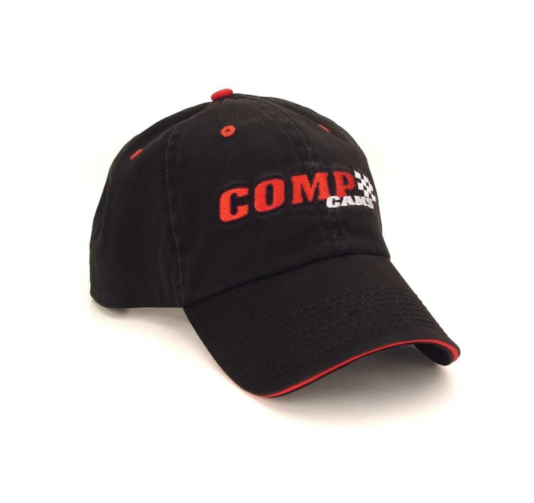Black-Style Cap Black with Red Stitching