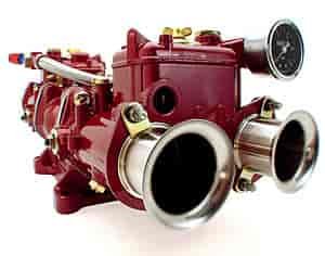 Inglese Four Barrel Replacement System Weber DCOE, TSD (Twin Side Draft)