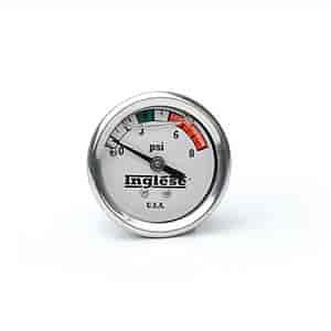 Inglese Fuel Gauge 0-8 psi