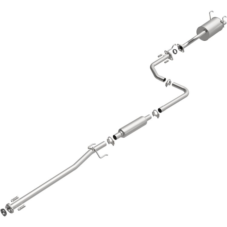 106-0724 Direct-Fit Replacement Exhaust System for 1992-2000 Honda Civic