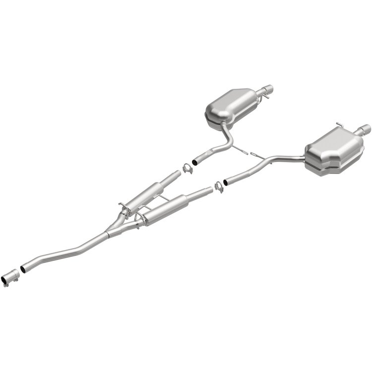 106-0744 Direct-Fit Replacement Exhaust System for 2002-2005 Audi