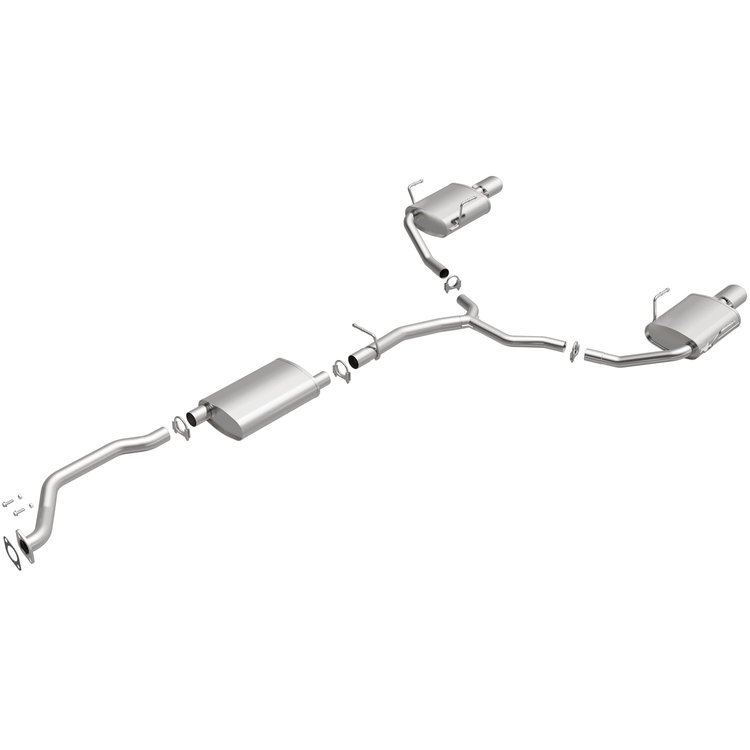 106-0829 Direct-Fit Replacement Exhaust System for 2009-2012 Buick Enclave 3.6L