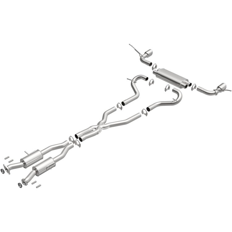 106-0834 Direct-Fit Replacement Exhaust System for 2011-2022 Jeep