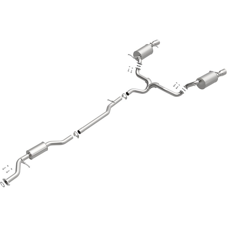 106-0837 Direct-Fit Replacement Exhaust System for 2007-2015 Mazda CX-9
