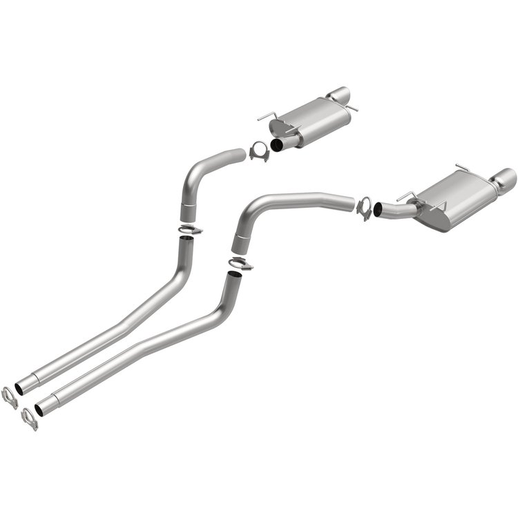 106-0847 Direct-Fit Replacement Exhaust System for 2011-2014 Ford Mustang 3.7L