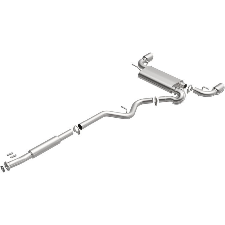 106-0884 Direct-Fit Replacement Exhaust System for 2013-2022 Subaru BRZ