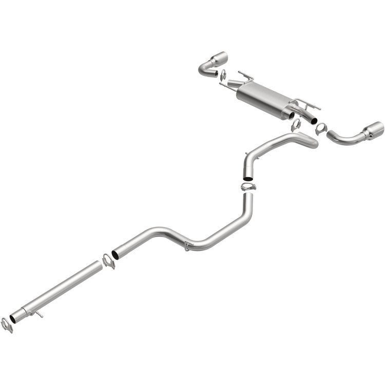 106-0916 Direct-Fit Replacement Exhaust System for 2010-2013 Mazda 3 2.5L