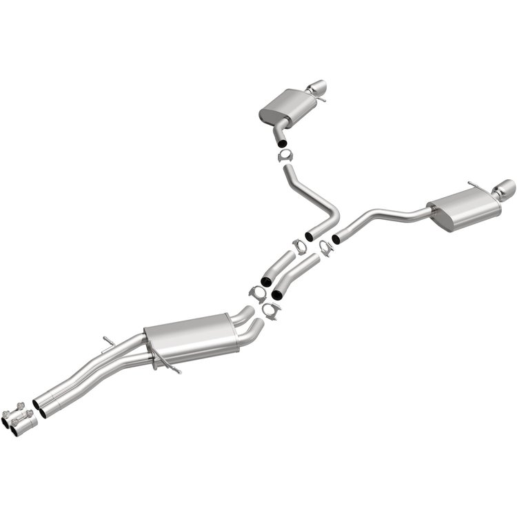 106-0924 Direct-Fit Replacement Exhaust System for 2012-2015 Audi
