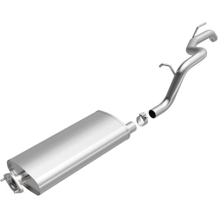 116-0012 Direct-Fit Replacement Exhaust System for 2002-2007 Jeep Liberty [Stainless Steel]