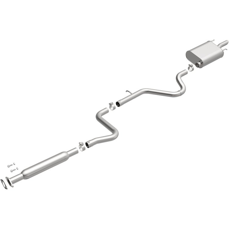 116-0015 Direct-Fit Replacement Exhaust System for 2006-2011 Chevrolet [Stainless Steel]