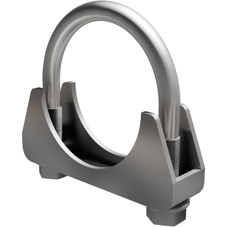 Universal U-Bolt Exhaust Clamp, 2.75 in. (70 mm)