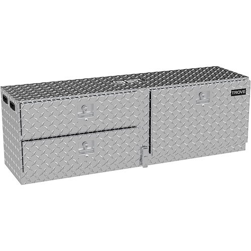 Trove Under Tonneau Cover Storage Silver Diamond Plate