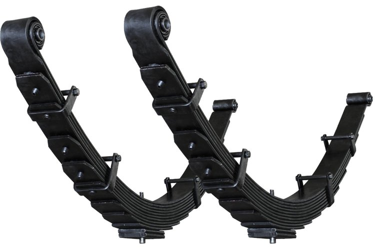 Rear Excursion 2.250 in. Lift Full Progressive Leaf Spring Pack & U-Bolt Kit 2000-2005 Ford Excursion