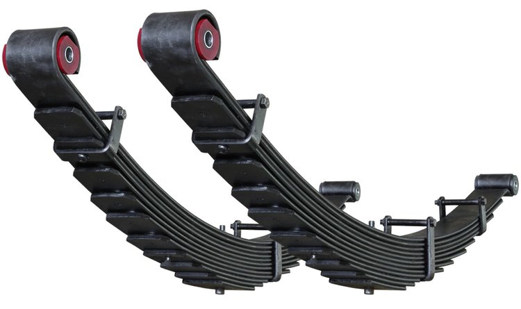 Full Progressive Leaf Spring Pack for 2003-2005 Ford Excursion 6.0L Diesel [Front, 3 in. Lift]