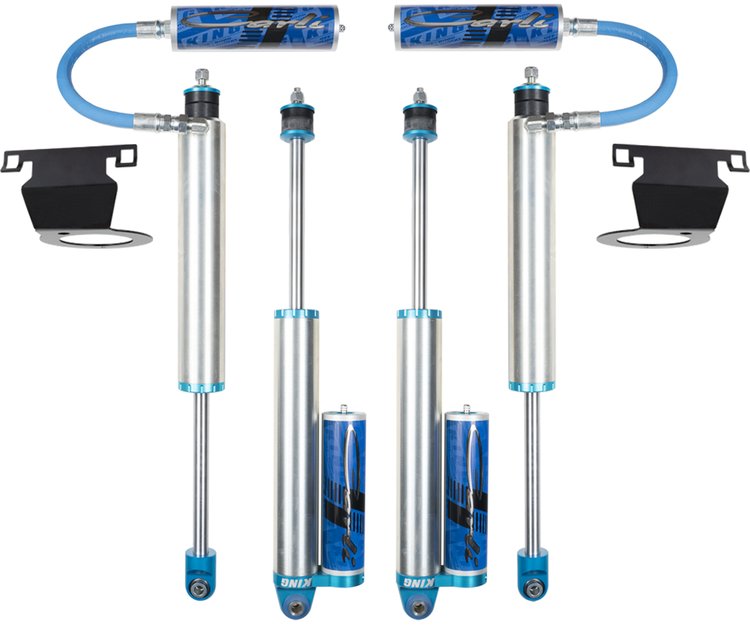 Tuned King 2.500 in. Remote Reservoir Pintop Shock Package Fits Select Ram 2500