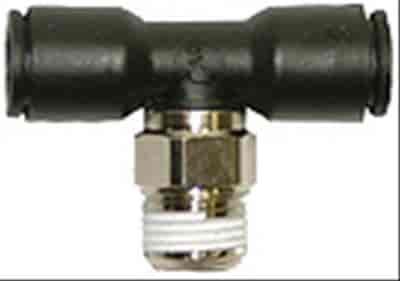 T-FITTING 1/8NPT-1/4"HOSE