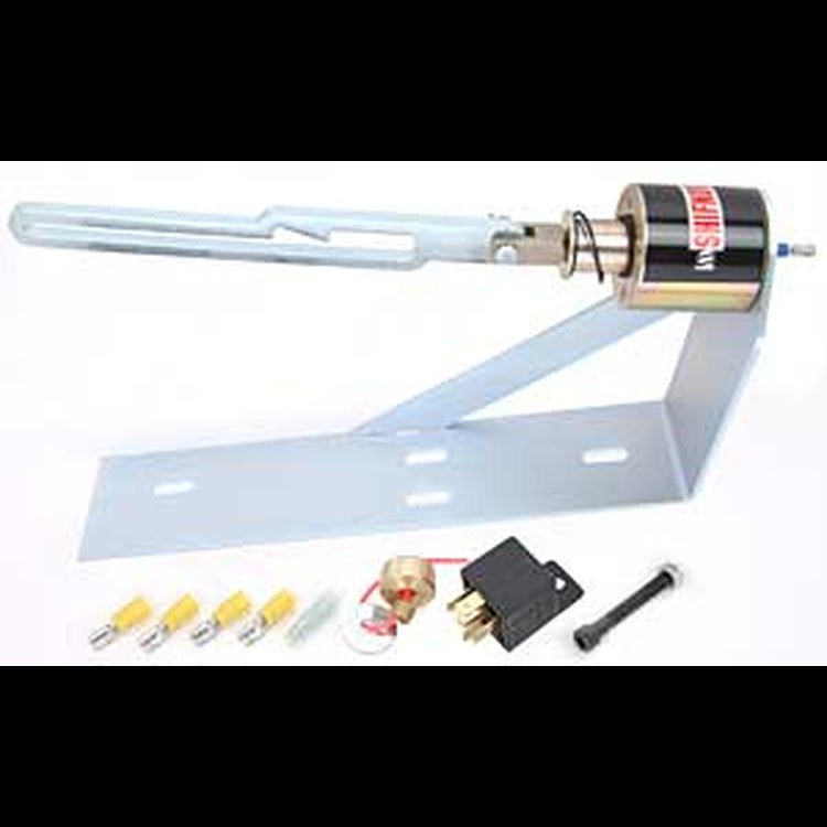 Electric Solenoid Shifter Kit 3-Speed Front Exit Cable Hurst Shifters