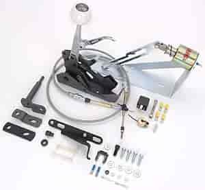 Electric Solenoid Shifter Kit With Hurst 3-Speed Shifter Front Exit Cable