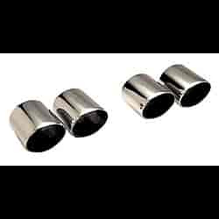1997-00 C5 CORVETTE OVAL EXHAUST TIP 4/PER SET
