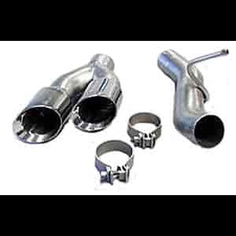 Twin 4" Pro-Series Side Swept Assembly 2000-2006 Chevy Suburban/Yukon
