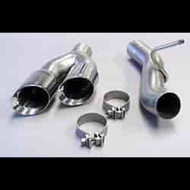 Twin 4" Pro-Series Side Swept Assembly 2002-06 Suburban Z71