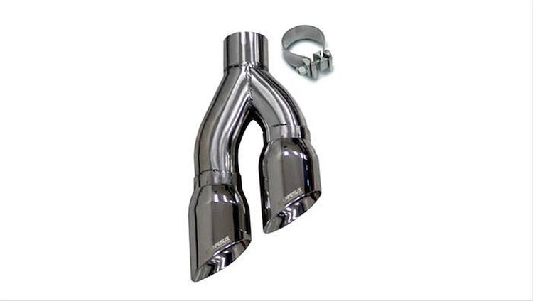 14031 Pro Series Clamp-On Exhaust Tip 3 in. Inlet/4 in. Dual Outlet