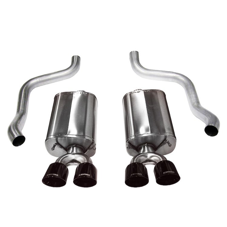 14108BLK Sport Axle-Back Exhaust System 2009-2013 Chevy Corvette C6 6.2L