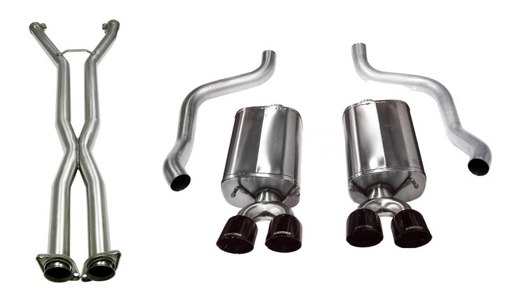 14108CBBLK Cat-Back Exhaust System 2009-2013 Chevy Corvette