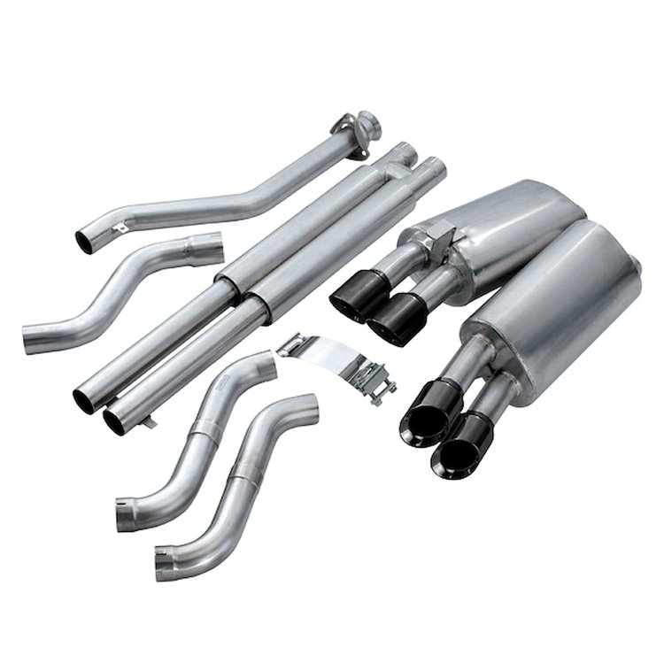 14117BLK Sport Cat-Back Exhaust System 1990-1995 Chevy Corvette C4 ZR1 5.7L