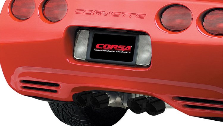 14132BLK Axle-Back Exhaust System 1997-2004 Chevy Corvette