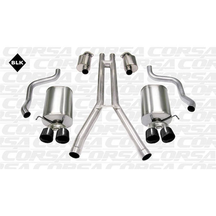 Sport Cat-Back Exhaust System 2004-2008 Cadillac XLR 4.6L