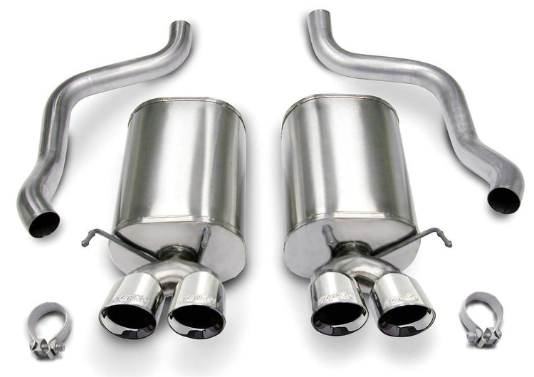 14169 Sport Axle-Back Exhaust System 2005-2008 Chevy Corvette C6 6.0L/6.2L