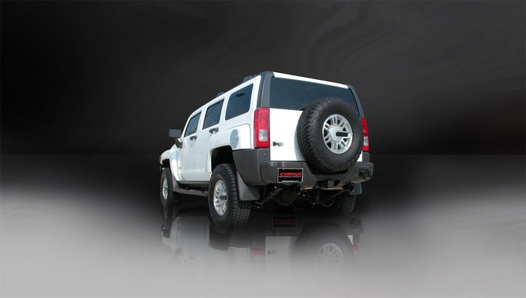 14212BLK Cat-Back Exhaust System 2006-2008 Hummer H3