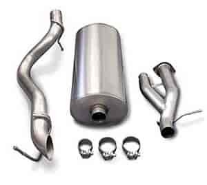CAT-BACK SYS SINGLE REAR EXIT W/OFF ROAD TAIL PIPE NO TIP