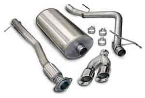 CAT-BACK SYS SINGLE SIDE EXIT W/TWIN 4IN. PRO-SERIES SIDE SWEPT TIPS