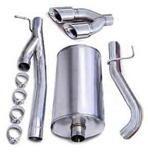 CAT-BACK SYS SINGLE SIDE EXIT W/TWIN 4IN. PRO-SERIES SIDE SWEPT TIPS
