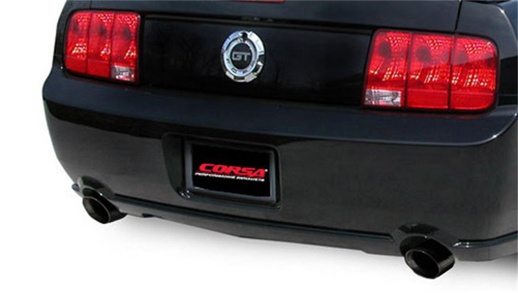 14311BLK Axle-Back Exhaust System 2005-2010 Ford Mustang