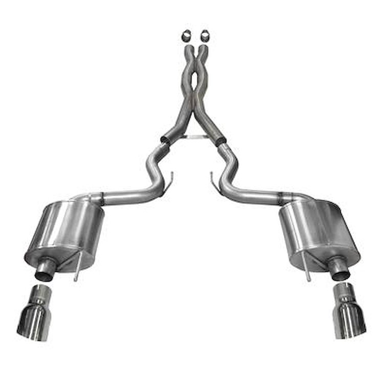14332 Sport Cat-Back Exhaust System 2015-2017 Ford Mustang GT Coupe 5.0L