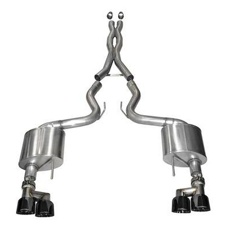 14335BLK Xtreme Cat-Back Exhaust System 2015-2019 Ford Mustang GT Fastback 5.0L