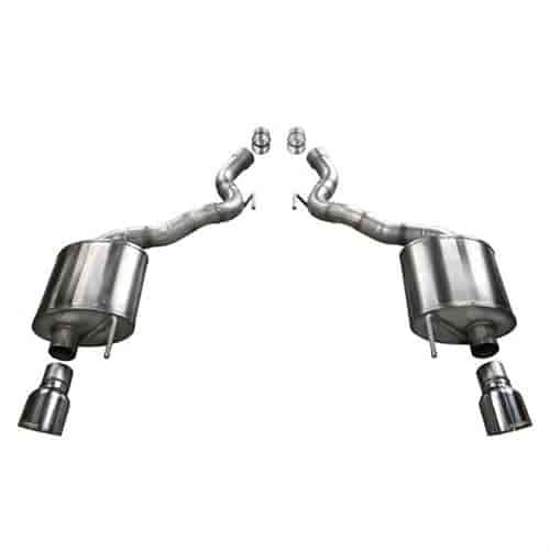 Touring Axle-Back Exhaust System 2015-2017 Ford Mustang GT Convertible 5.0L