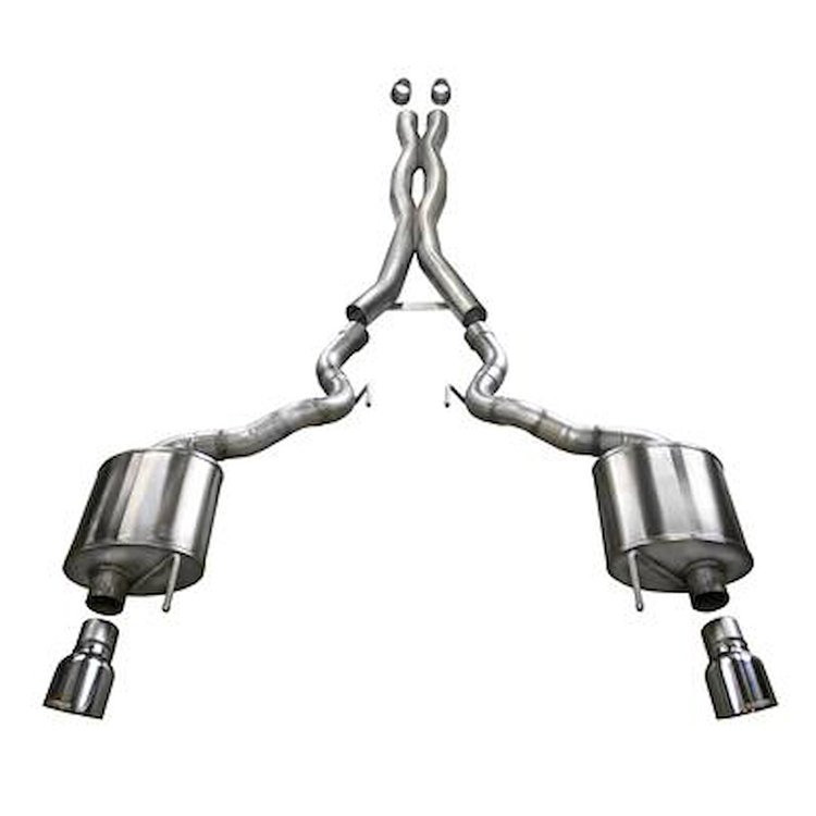 14341 Sport Cat-Back Exhaust System 2015-2017 Ford Mustang GT Convertible 5.0L