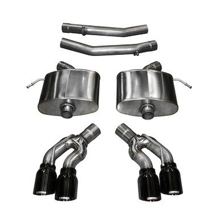 14358BLK Xtreme Axle-Back Exhaust System 2016-2019 Cadillac CTS-V Sedan 6.2L