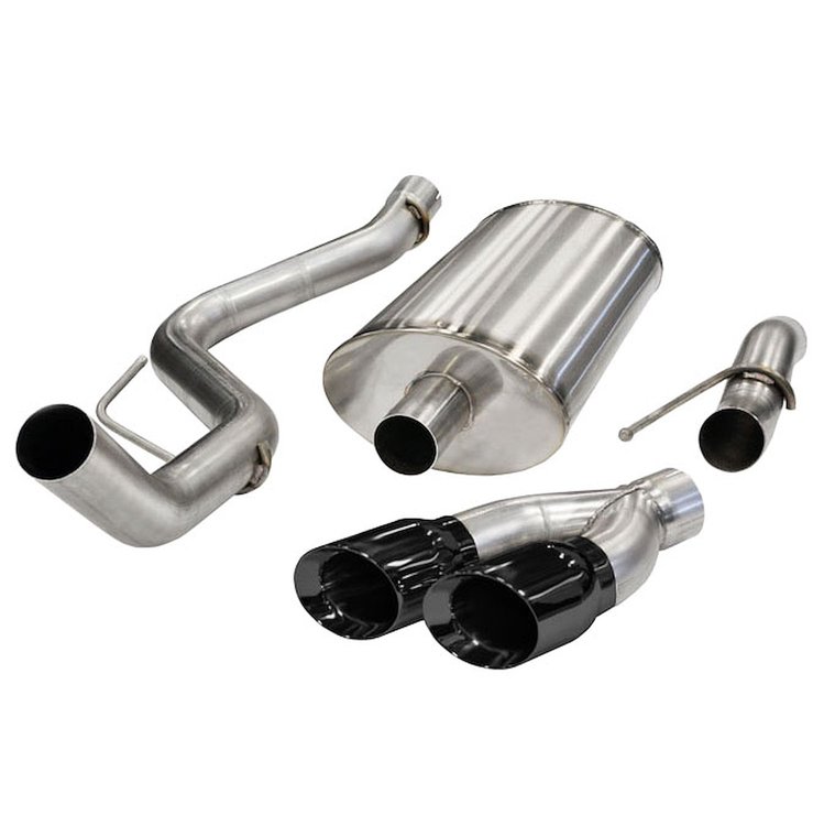 14387BLK Sport Cat-Back Exhaust System 2011-2014 Ford F-150 SVT Raptor 6.2L