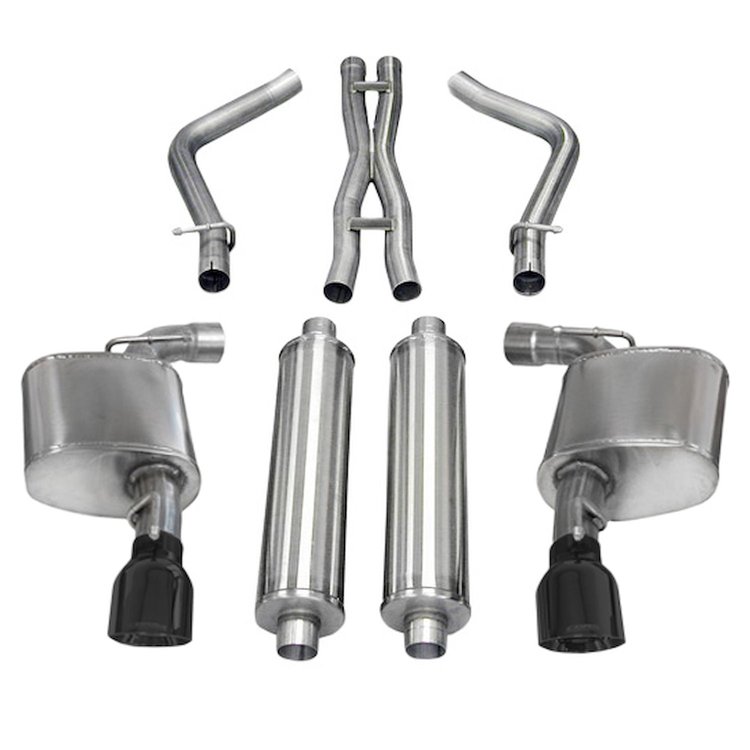 14464BLK Xtreme Cat-Back Exhaust System 2012-2014 Dodge Charger SRT-8 & Chrysler 300 6.4L