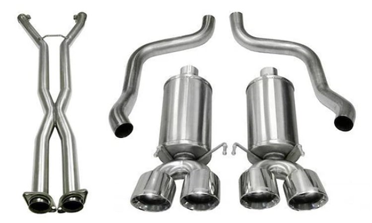 14469CB4 Cat-Back Exhaust System 2005-2008 Chevy Corvette