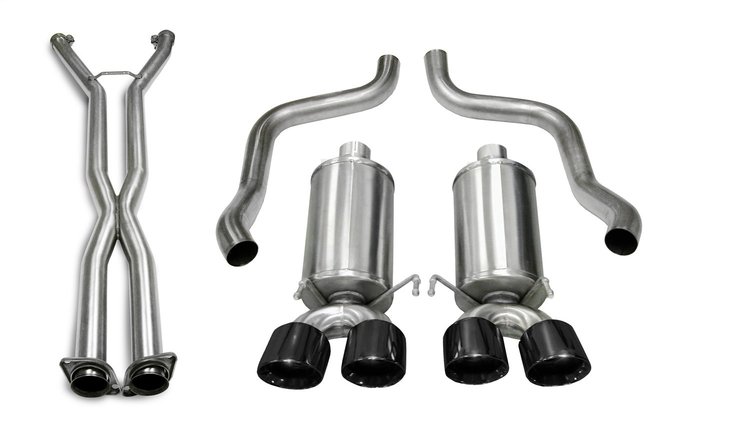 14469CB6BLK Cat-Back Exhaust System 2006-2008 Chevy Corvette