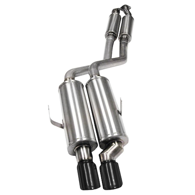 14553BLK Sport Cat-Back Exhaust System 1992-1999 BMW 325i/328i/M3 E36