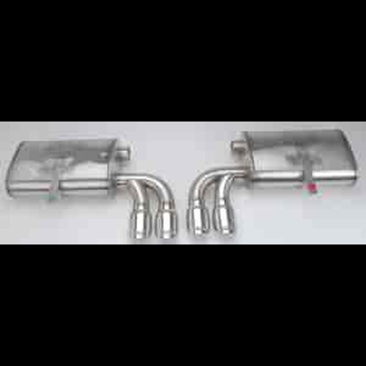 Sport Axle-Back Exhaust System 1997-2002 Corvette C5 Mufflers Only