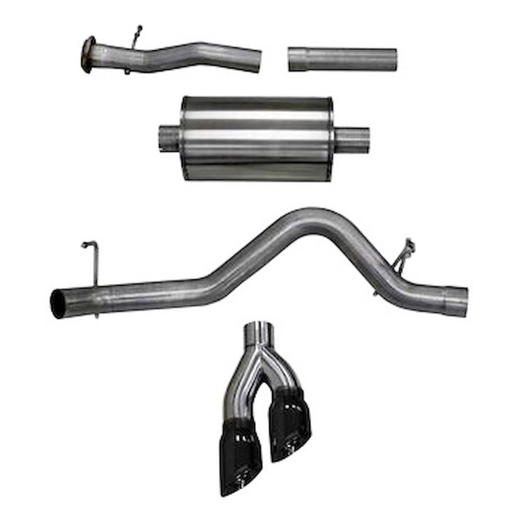 14745BLK Sport Cat-Back Exhaust System 2017-2018 Chevy Colorado/GMC Canyon 3.6L