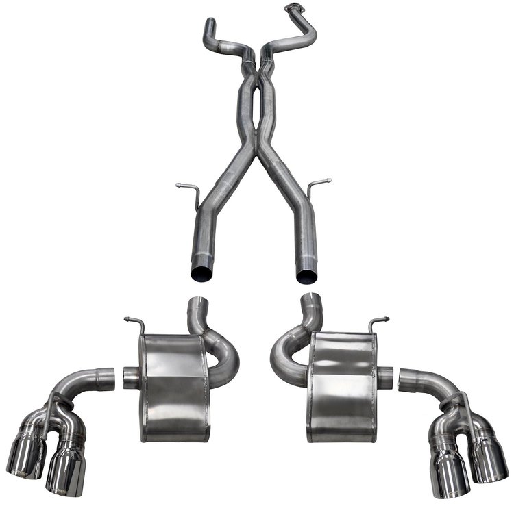 Xtreme+ Cat-Back Exhaust System 2016-2019 Chevy Camaro SS/ZL1 6.2L V8 - Polished Tips